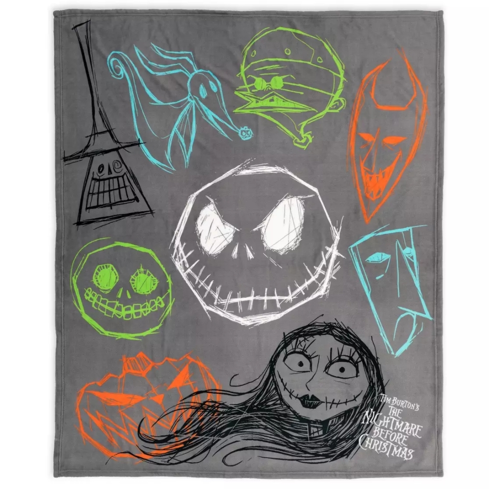 The Nightmare Before Christmas 30th Anniversary Blanket